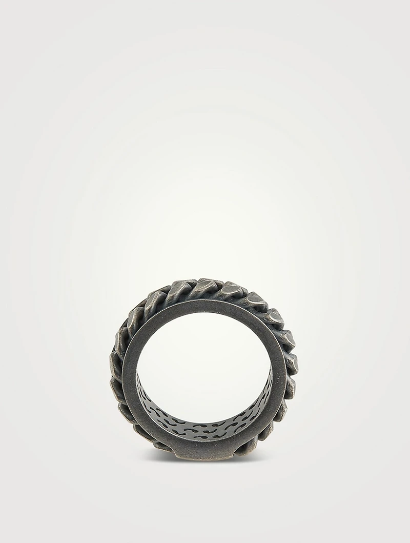 Lash Silver Chain Ring