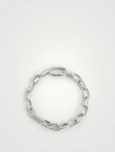 Warrior Sterling Silver Link Bracelet