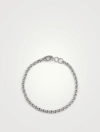 Ulysses Sterling Silver Round Links Bracelet
