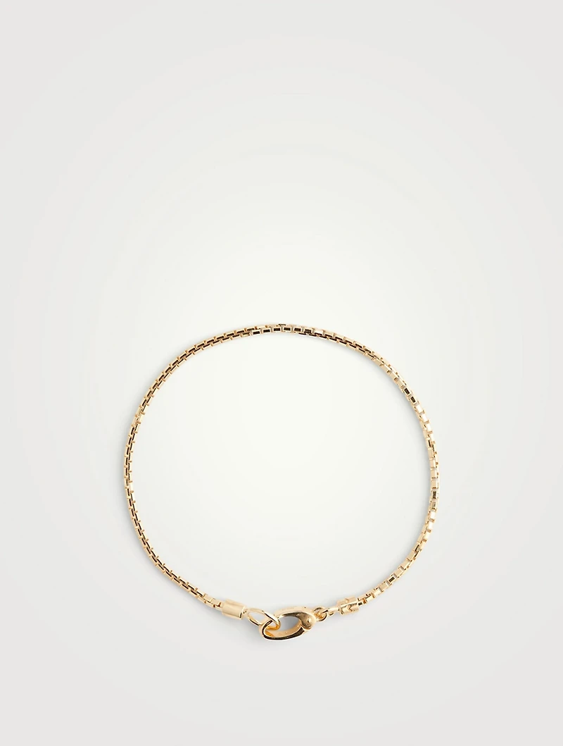 Ulysses 18K Yellow Gold Polish Vermeil Silver Bracelet