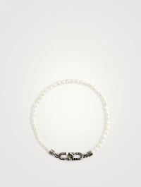 The Link Mini Pearls Beaded Eternity Bracelet