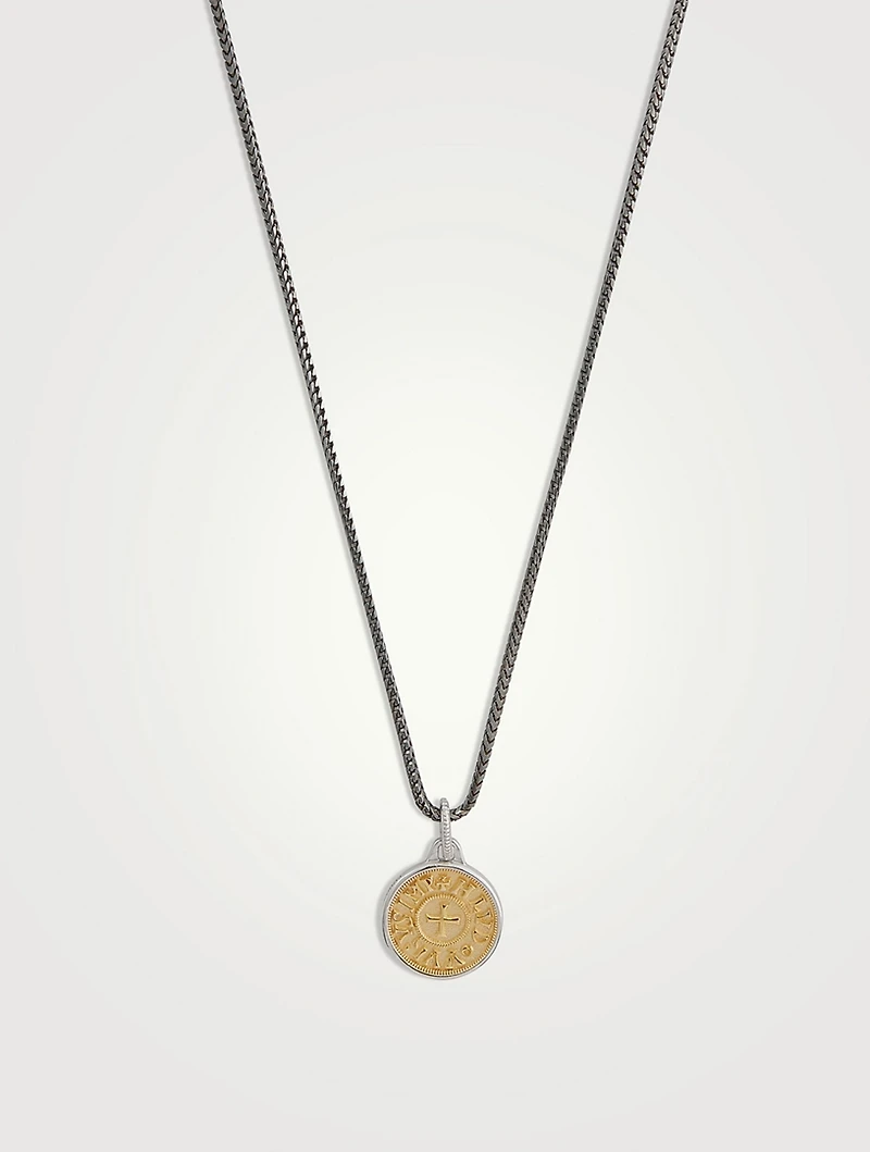 Moneta 18K Yellow Vermeil Silver Necklace