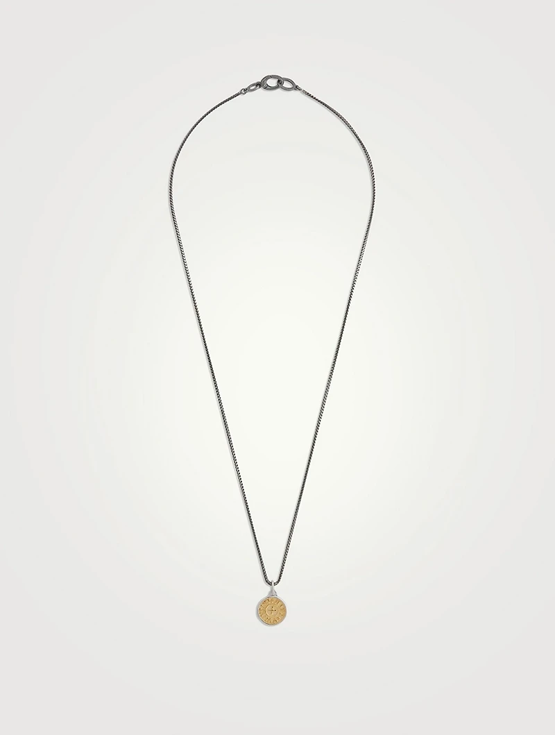 Moneta 18K Yellow Vermeil Silver Necklace