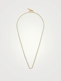 Ulysses 18K Gold Vermeil Silver Crafted Chain Necklace