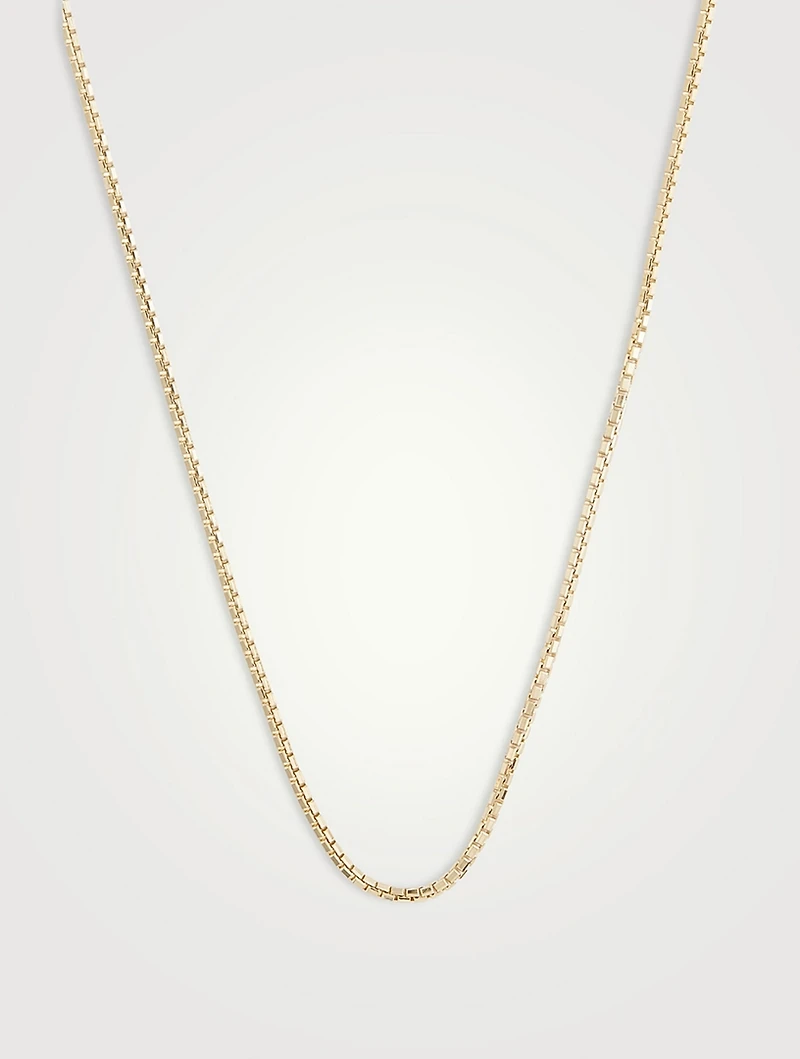 Ulysses Faceted 18K Yellow Gold Vermeil Silver Necklace