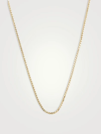 Ulysses Faceted 18K Yellow Gold Vermeil Silver Necklace