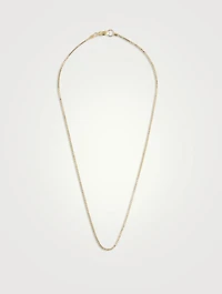 Ulysses Faceted 18K Yellow Gold Vermeil Silver Necklace