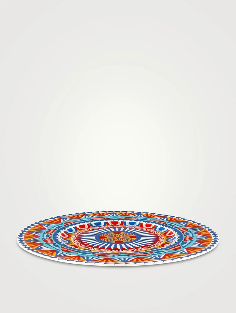 Carretto Red Fine Porcelain Charger Plate