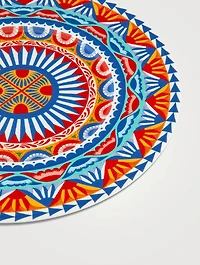 Carretto Red Fine Porcelain Charger Plate