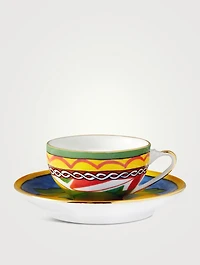 Carretto Lemon Espresso Cup And Saucer Set