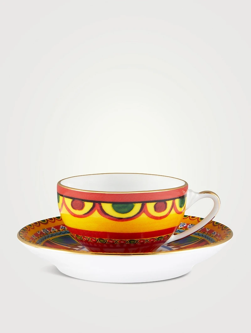 Carretto Sole Espresso Cup And Saucer Set