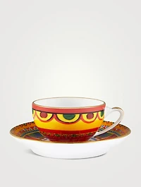 Carretto Sole Espresso Cup And Saucer Set