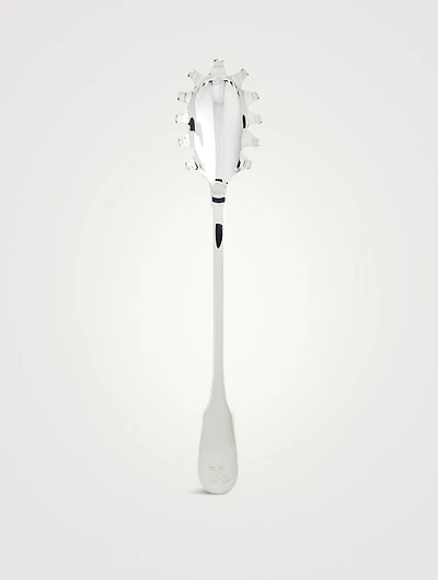 DG Logo Nickel Silver Spaghetti Serving Fork