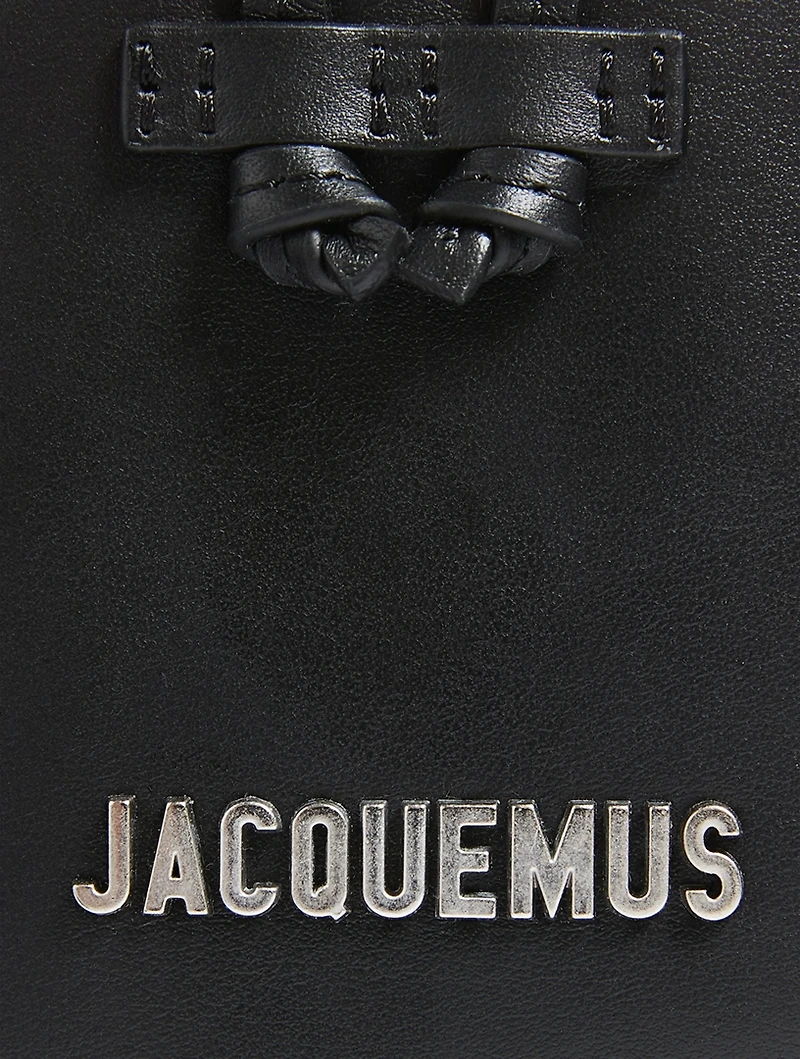Le Pitchou Leather Circle Neck Pouch