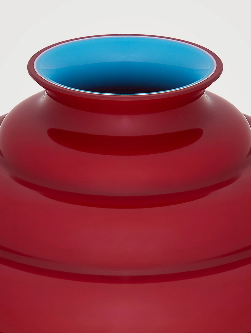 Carretto Venini Large Glass Vase