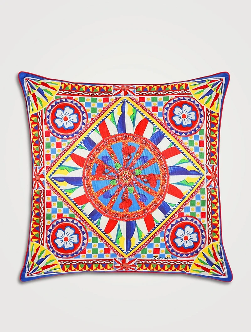 Carretto Silk Cushion