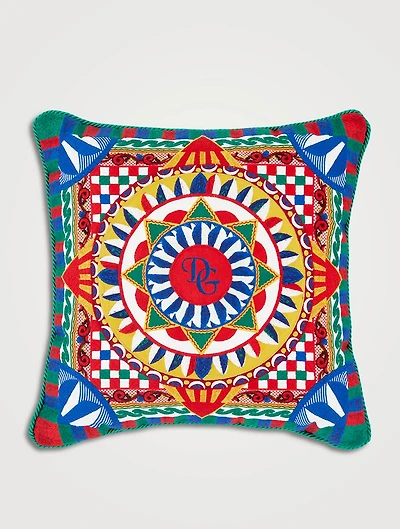 Carretto Embroidered Cushion