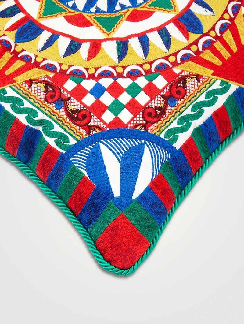 Carretto Embroidered Cushion