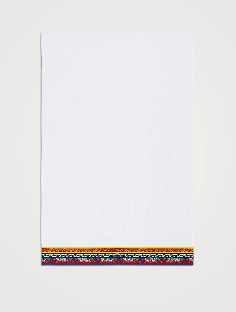 Set Of Five Carretto Banded Towels