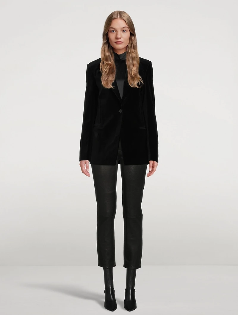 Velvet Blazer