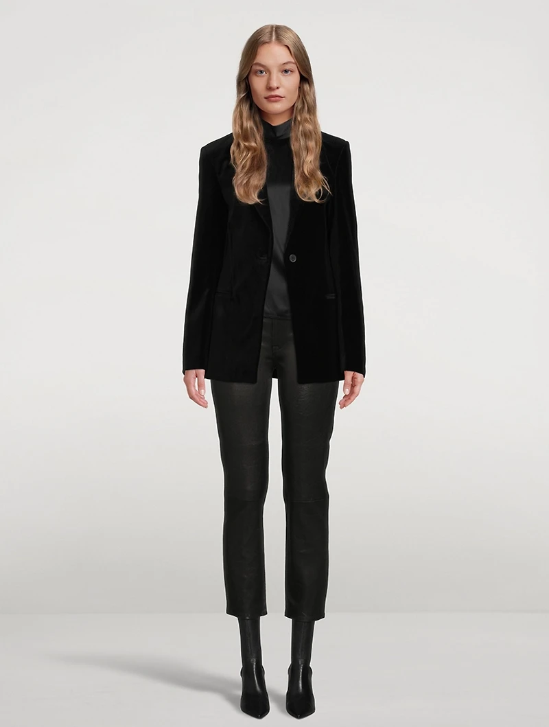 Velvet Blazer