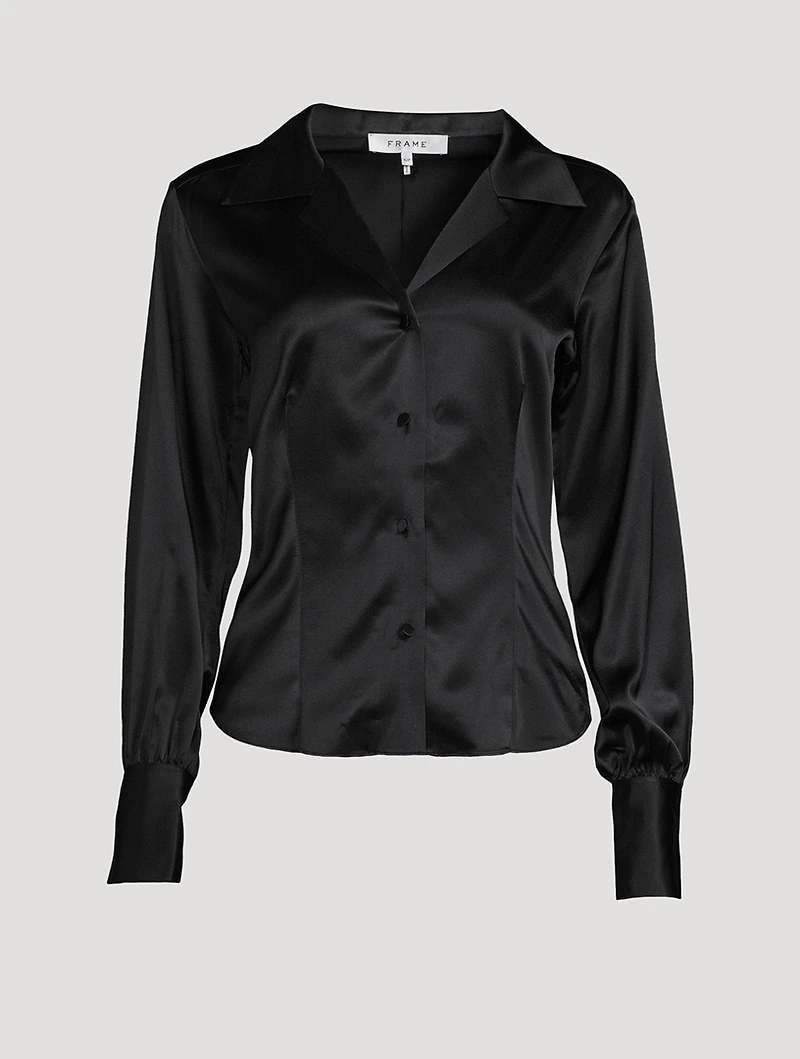 The Femme Stretch-Silk Shirt