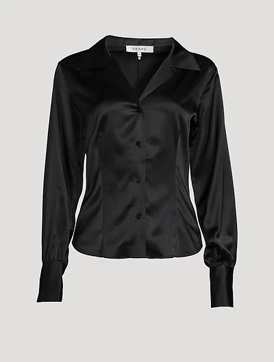 The Femme Stretch-Silk Shirt