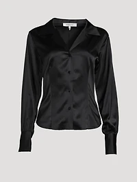 The Femme Stretch-Silk Shirt