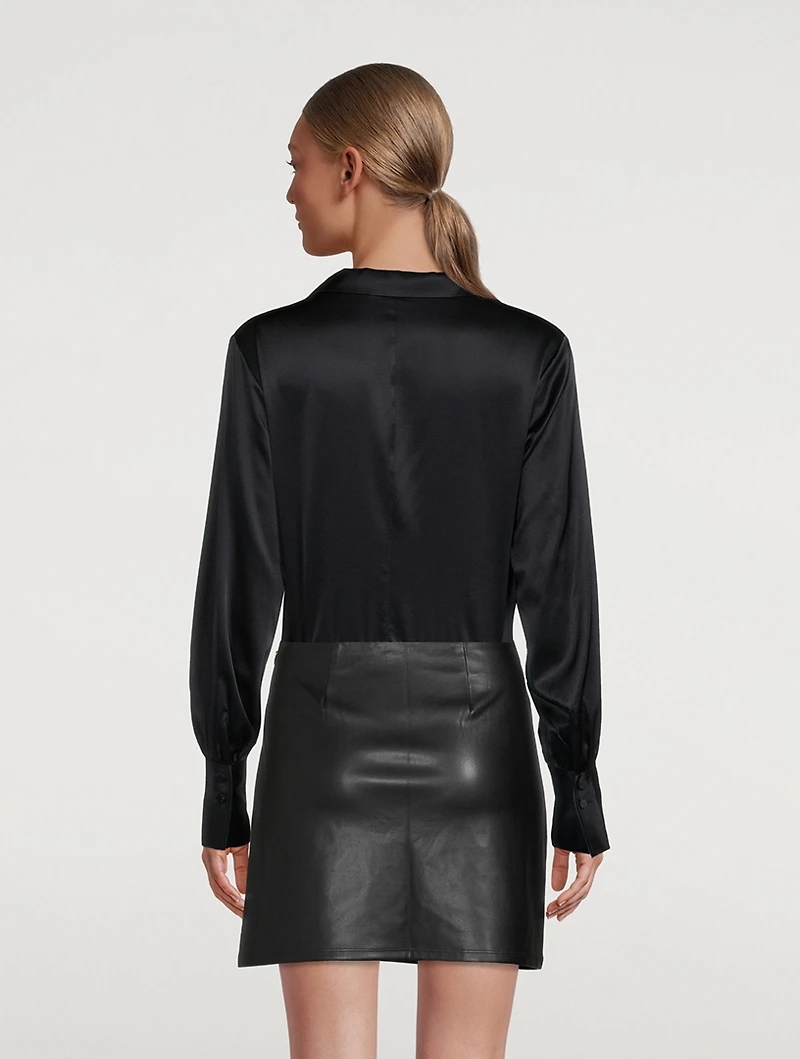 The Femme Stretch-Silk Shirt