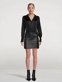The Femme Stretch-Silk Shirt