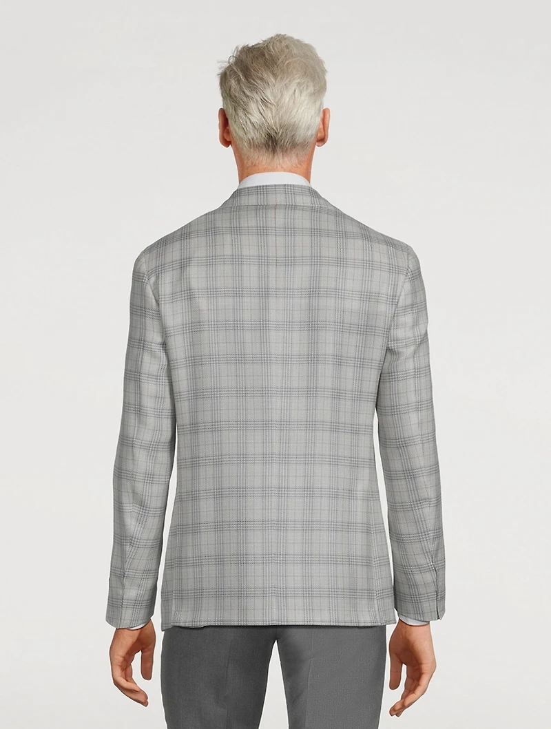 Wool Silk And Linen Sport Coat