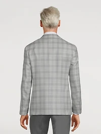 Wool Silk And Linen Sport Coat