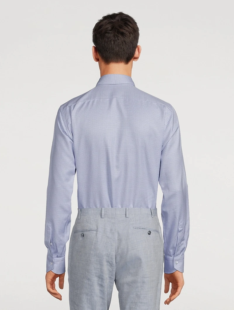 Cotton Printed Dress Shirt