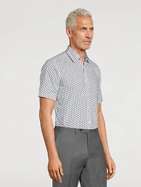 Cotton Printed Short-Sleeve Shirt