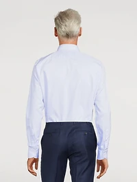 Cotton Stretch Long-Sleeve Shirt