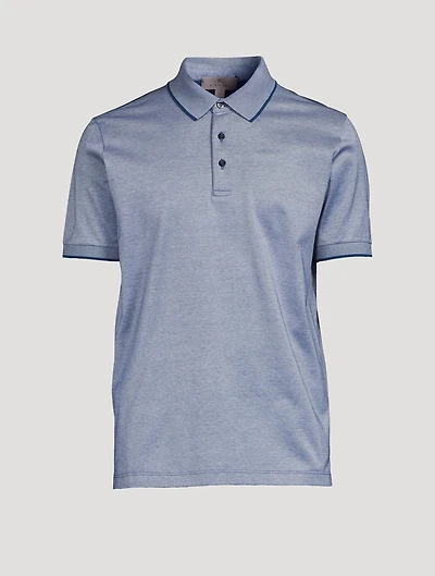 Cotton Short-Sleeve Polo Shirt