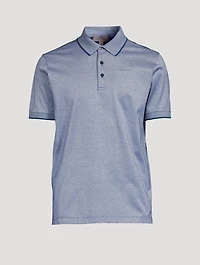 Cotton Short-Sleeve Polo Shirt