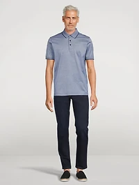 Cotton Short-Sleeve Polo Shirt