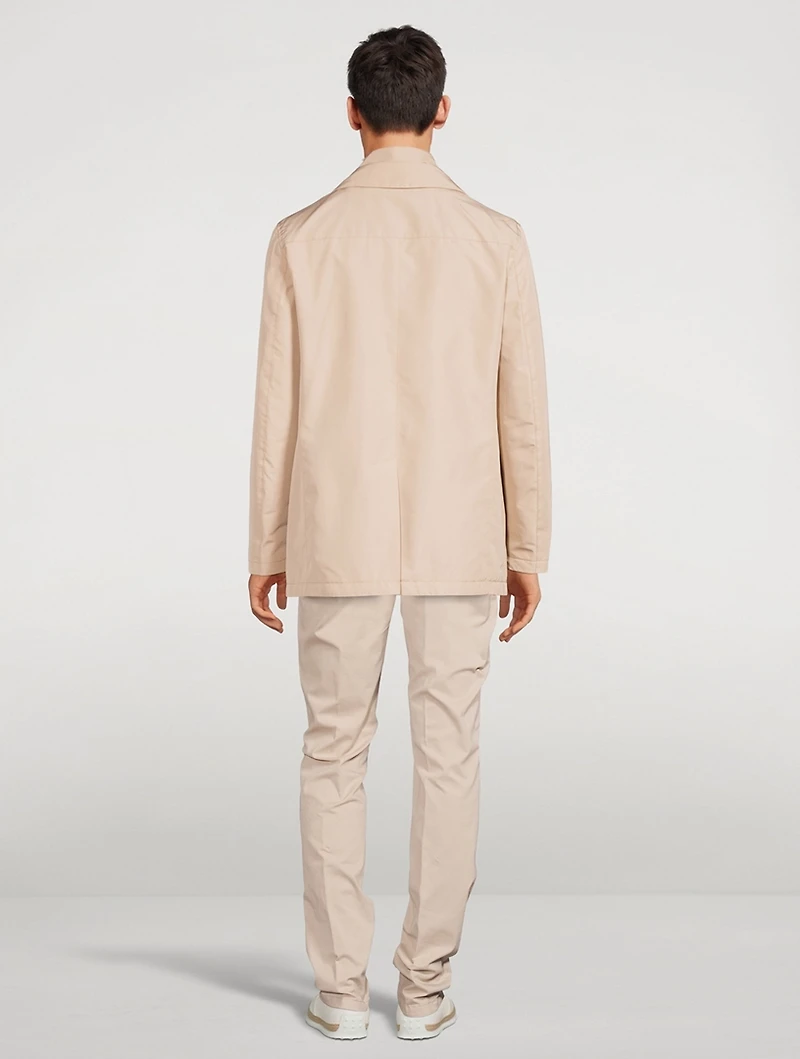 Layered Rain Coat
