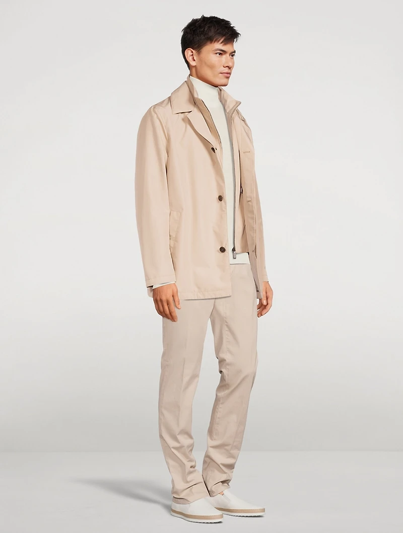 Layered Rain Coat