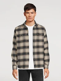 Cotton Plaid Flannel Shirt