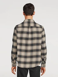 Cotton Plaid Flannel Shirt