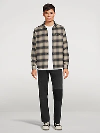 Cotton Plaid Flannel Shirt