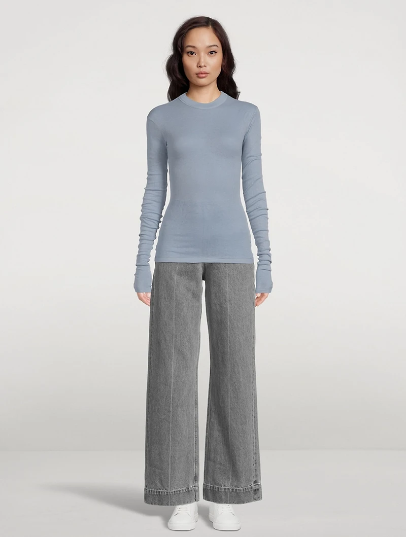 Jersey Long Sleeve Top
