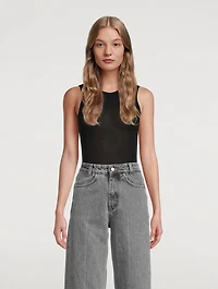 Jersey Sleeveless Tank Top