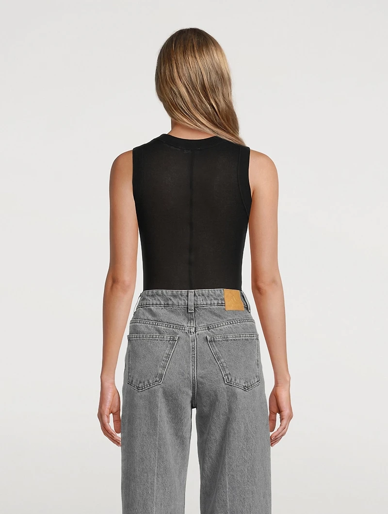 Jersey Sleeveless Tank Top