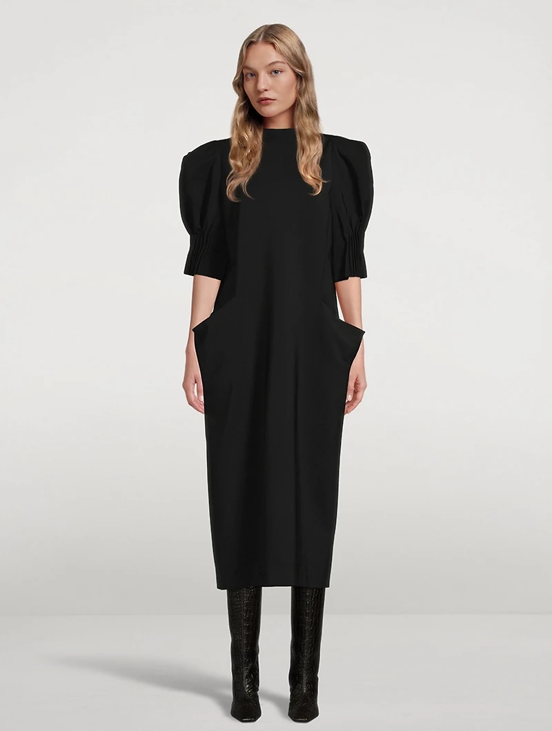 Page Wool Midi Dress