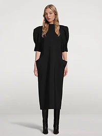 Page Wool Midi Dress