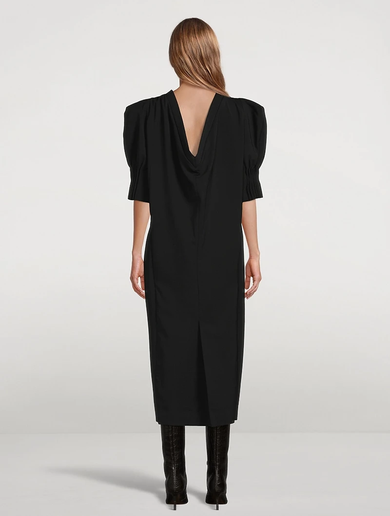 Page Wool Midi Dress