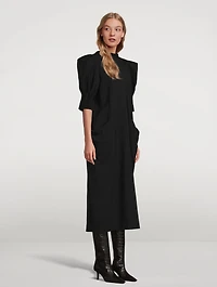 Page Wool Midi Dress